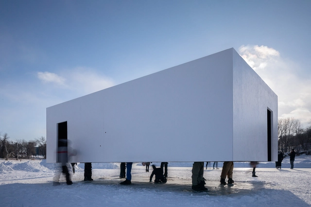 Instalación HOVERBOX / NAICE architecture & design - Fotografía exterior, Instalaciones Temporales