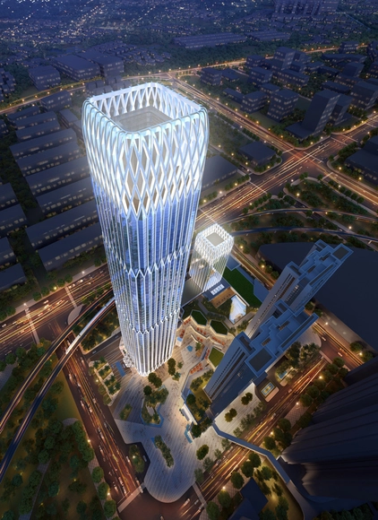Goettsch Partners Creates New Central Gathering Hub and Landmark Tower in Guangzhou, China - Featured Image