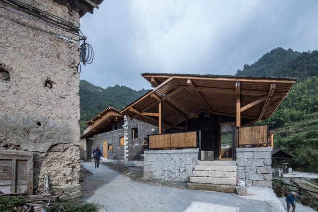 武义梁家山清啸山居民宿 / 尌林建筑设计事务所 - 建筑图, 酒店