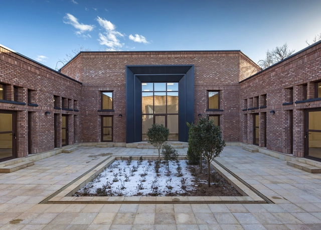 Barzok Cultural Center / archoffice | architecture & construction office - Exterior Photography, Cultural Center, Garden, Facade, Door