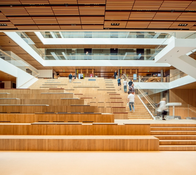 K-Kampus Head Office / JKMM Architects - Interior Photography, Office Buildings, Stairs, Handrail