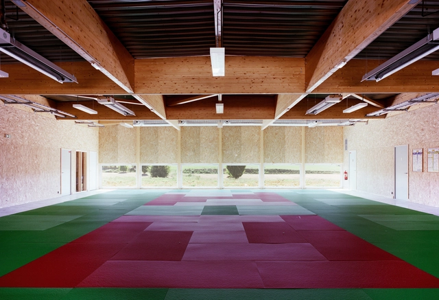 Sonzay’s Sports Dojo / Bauchet de La Bouvrie Architects - Interior Photography, Sports Field
