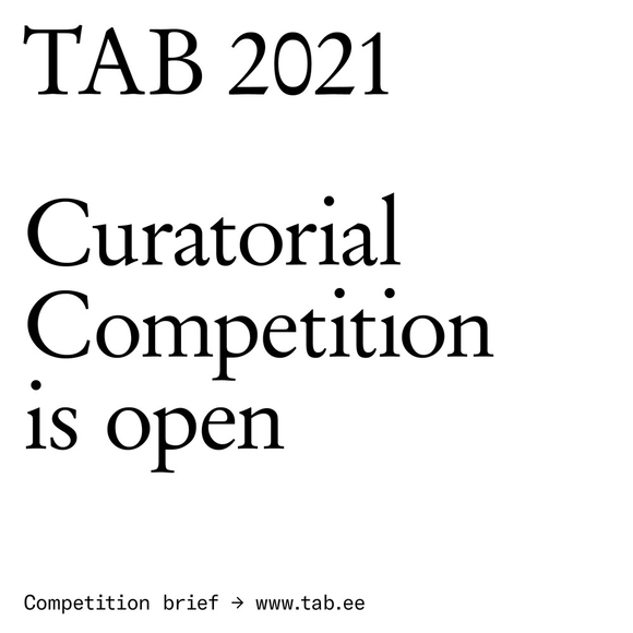 Tallinn Architecture Biennale 2021 Curatorial Competition - Featured Image