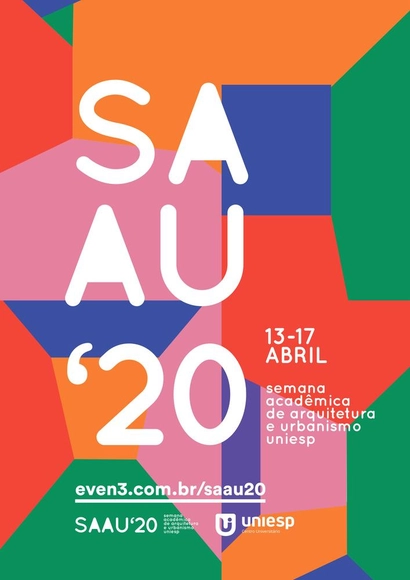 SAAU'20 - Semana Acadêmica de Arquitetura e Urbanismo do UNIESP  - Imagem de Destaque