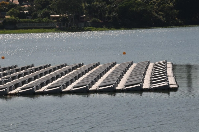 Usina solar flutuante é testada no reservatório Billings em São Paulo - Imagem de Destaque