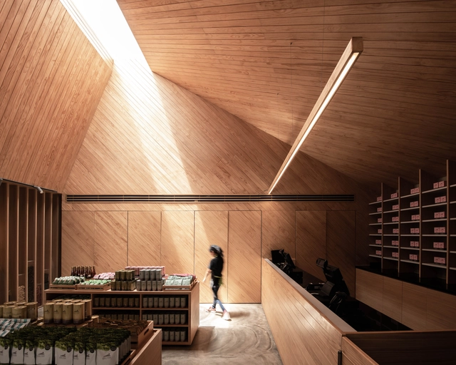 泰国咖啡茶馆Choui Fong 2号，鸟瞰山顶景观 / IDIN Architects - 室内图, 咖啡馆, 厨房