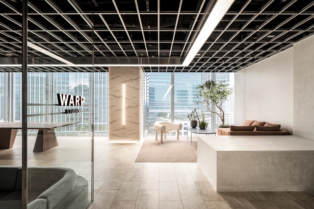 WARP STUDIO / I IN - Interior Photography, Cowork Interiors, Bathtub, Table