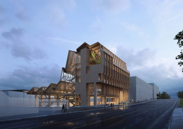 Grafton y Shigeru Ban, entre finalistas para diseñar el nuevo Centro Anthony Timberlands - Imagen Principal