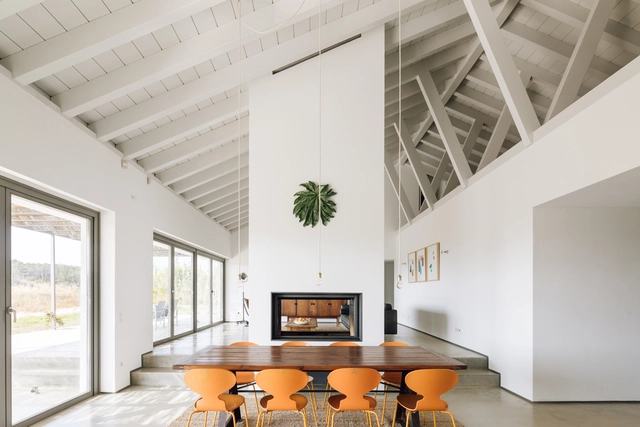 Casa RR / LADO Arquitectura e Design - Fotografia de Interiores, Casas, Cozinha, Fachada, Viga, Mesa, Iluminação, Cadeira