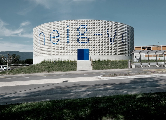 瑞士工程管理高中主入口设计 / A&F architectes - 建筑图, 大学
