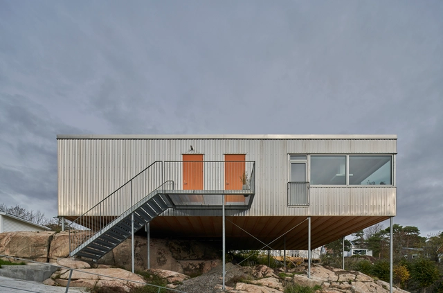 Villa Ellsinger / Ellsinger Arkibad - Fotografía exterior, Casas, Escaleras, Fachada, Barandas