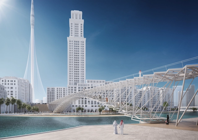 IJP Architects and AKT II Reveal 230m Footbridge Connecting the World’s Tallest Tower - Featured Image
