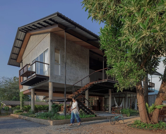 泰国乡村度假屋 Baan Lek / GLA DESIGN STUDIO - 建筑图, 独立住宅, 楼梯