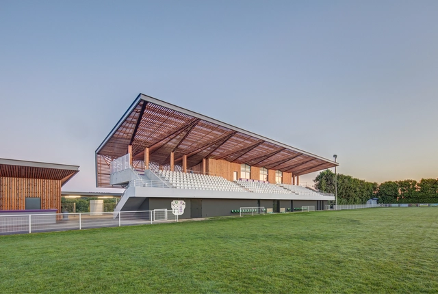 Ger体育馆 / Camborde Architectes - 建筑图, 体育场馆, 表皮