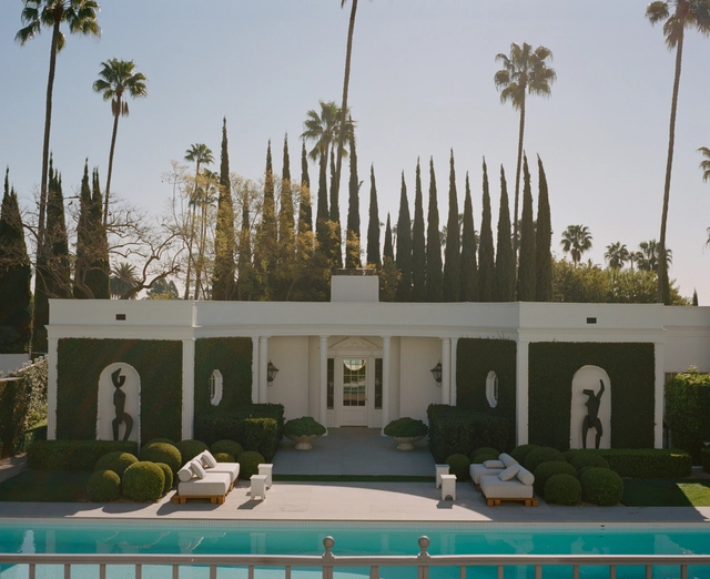 好莱坞住宅，现代与复古结合 - 电影与建筑