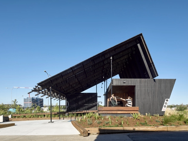 澳洲新城北岸展亭，再生木材实践 / Anna O'Gorman Architecture - 建筑图, 社区建筑