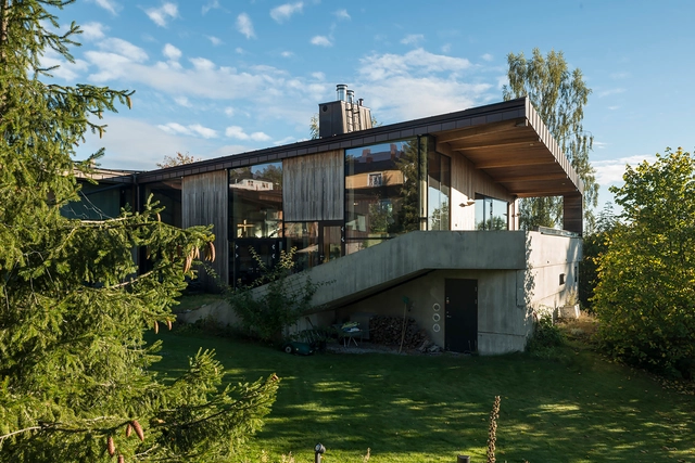 挪威‘楼梯’之宅 / Lie Oyen arkitekter - 建筑图, 独立住宅, 楼梯