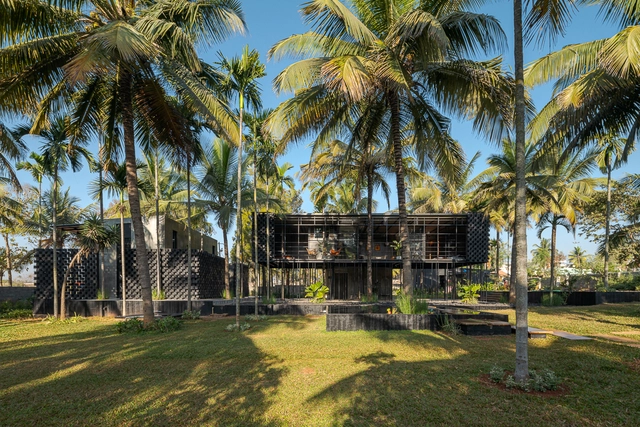 Casa sobre pilotes / Parallax - Fotografía exterior, Casas, Jardín