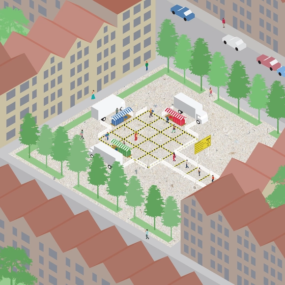 Shift Architecture Urbanism Creates Hyperlocal Micro Markets that Operate During COVID-19 Shutdowns - Featured Image