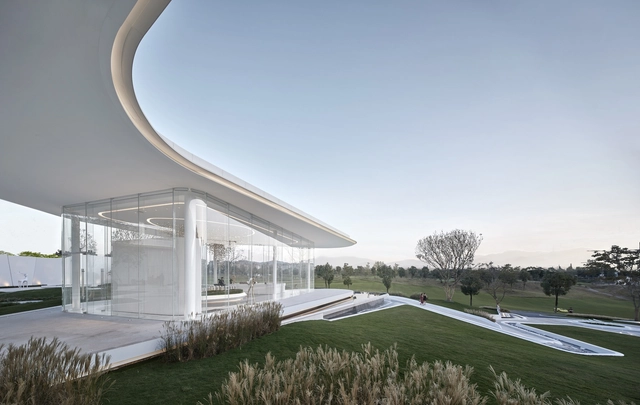 Longyan Cloud Art Gallery / AAI.LifeWay studio - Exterior Photography, Showroom, Garden