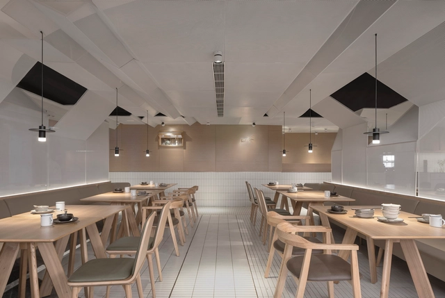 Goose Hut Home Bistro     / Golucci Interior Architects - Interior Photography, Restaurant, Kitchen, Table, Chair, Lighting