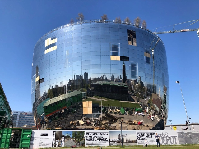 Acervo de arte com floresta na cobertura do MVRDV está prestes a ser concluído - Imagem de Destaque