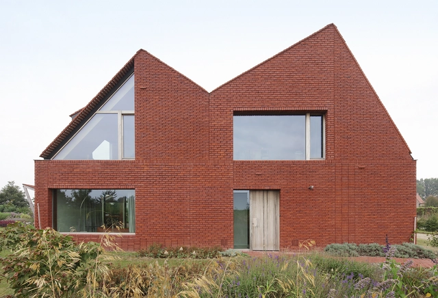 比利时坡屋顶红砖别墅 / ALT architectuur - 建筑图, 可持续发展, 表皮