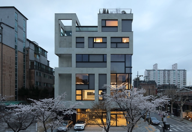 Naru 文化中心，歌手的家与工作室 / KYWC Architects + Kim Seunghoy (首尔国立大学)  - 建筑图, 演艺建筑, 表皮