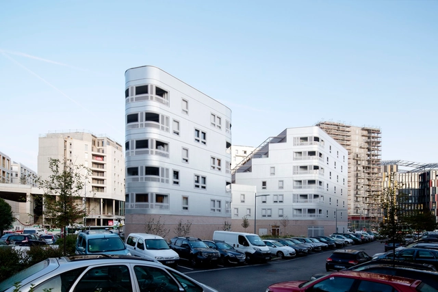 法国三角公寓/ BFV ARCHITECTES - 建筑图, 公寓, 表皮