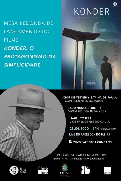 Lançamento do filme e mesa redonda:  “Konder: o protagonismo da simplicidade” - Imagem de Destaque