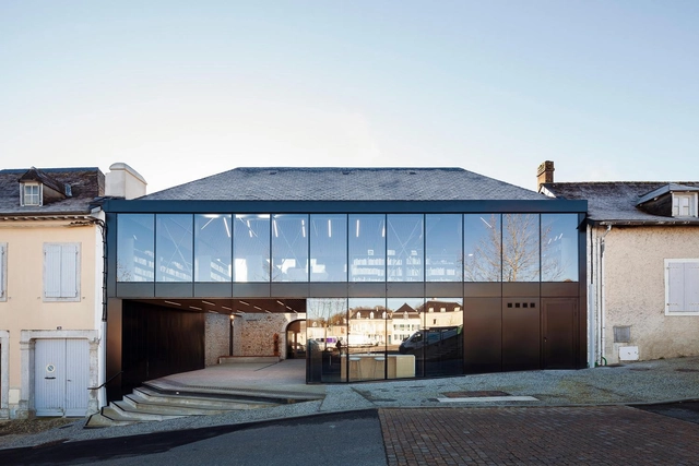 莫南媒体图书馆 / OECO Architectes - 建筑图, 图书馆, 门