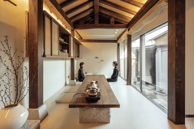 Nuwa House / Z_Lab - Interior Photography, Detail, Kitchen, Table