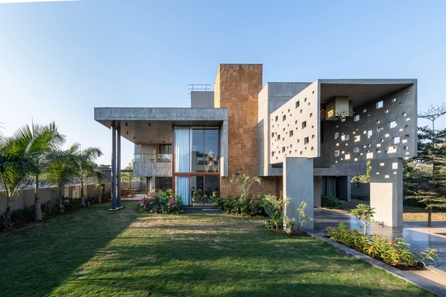 Casa PIXEL / The Grid Architects - Fotografía exterior, Casas, Jardín, Fachada