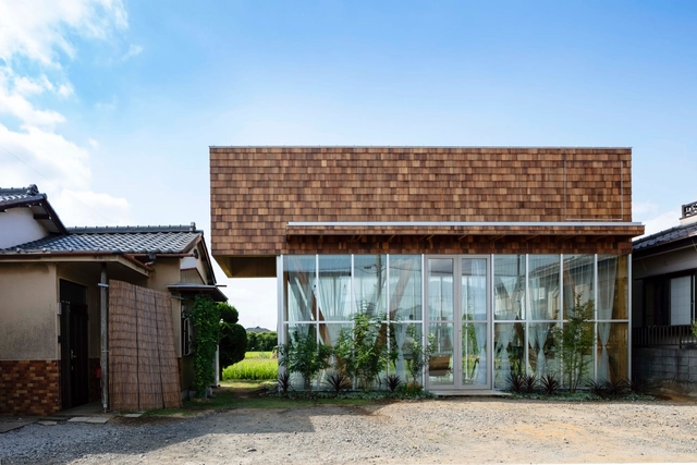日本乡村办公楼，空中木箱 / atelier N - 建筑图, 办公建筑, 表皮
