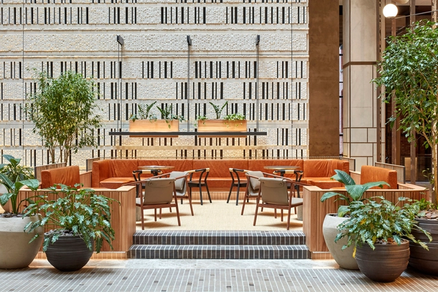 161 Collins Street Refurbishment / Bates Smart - Interior Photography, Renovation, Facade, Table, Chair
