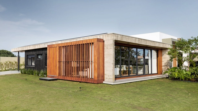 Casa R1 / Studio Bloco Arquitetura - Fotografia de Exterior, Casas, Fachada, Porta