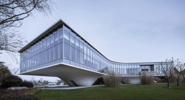 Xiake Island Eco City Exhibition Center / SHUISHI - Exterior Photography, Showroom, Facade
