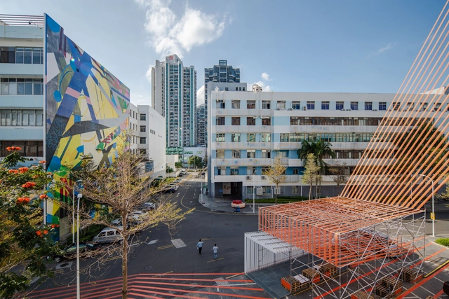 2019UABB 盐田分展场-展览装置与展场设计 / 朗图建筑 RUA + Studio Paola Viganò - 建筑图, 展陈装置, 表皮