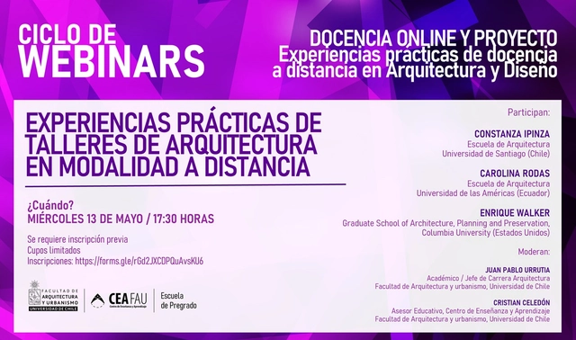 Experiencias prácticas de talleres de arquitectura a distancia: Constanza Ipinza, Carolina Rodas y Enrique Walker - Imagen Principal