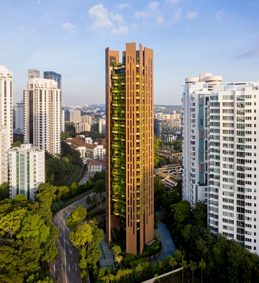Departamentos EDEN Singapur / Heatherwick Studio - Fotografía exterior, Apartamentos