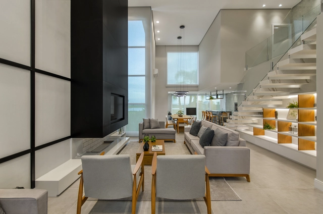 Casa LA  / Studio DB Arquitetura - Fotografia de Interiores, Casas, Cozinha, Fachada, Cadeira, Mesa