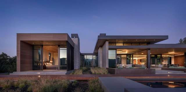 Portola Valley House / SB Architects - Exterior Photography, Houses, Facade