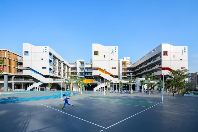 深圳海曦(未来)小学 / 欧博设计 - 建筑图, 小学及初中, 表皮