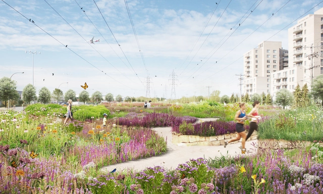 A Multidisciplinary Landscape Architecture Competition Generates a Biodiversity Corridor for Montréal - Featured Image