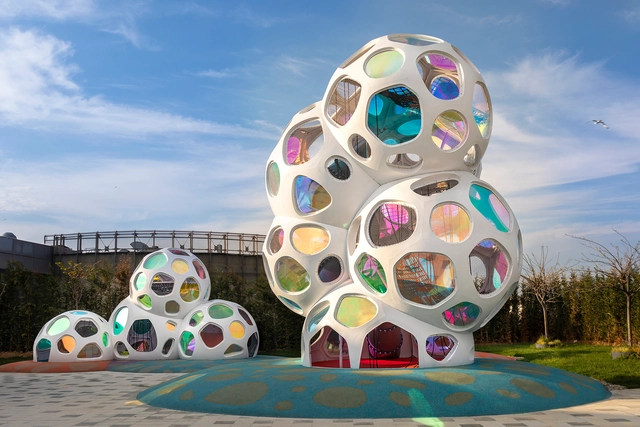 Marmara Forum Cloud Playground / Carve  - Exterior Photography, Public Architecture