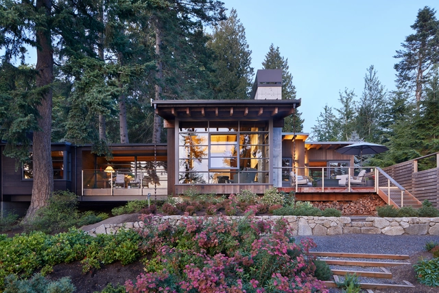 Casa Kayak Point / Christopher Wright Architecture - Fotografía exterior, Casas, Jardín, Escaleras