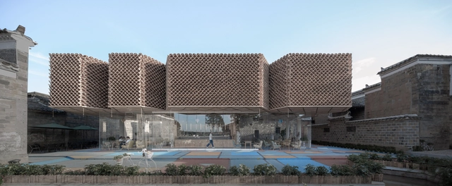 大坊荷兰创意村 / NEXT architects - 建筑图, 文化中心, 表皮