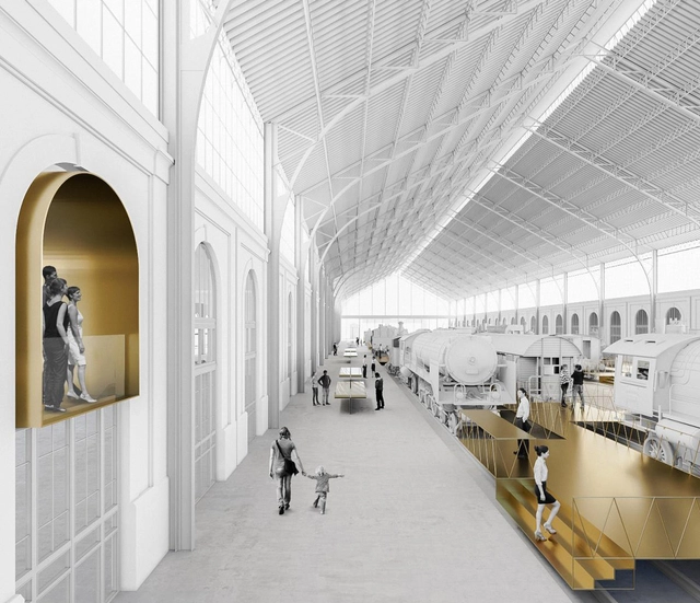 Ganadores del concurso para rehabilitar el Museo del Ferrocarril en España - Imagen Principal