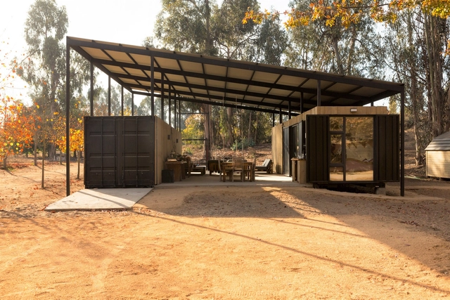 Casa Abierta Container / Plannea Arquitectura + Constanza Domínguez C. - Fotografía exterior, Interiores De Casas