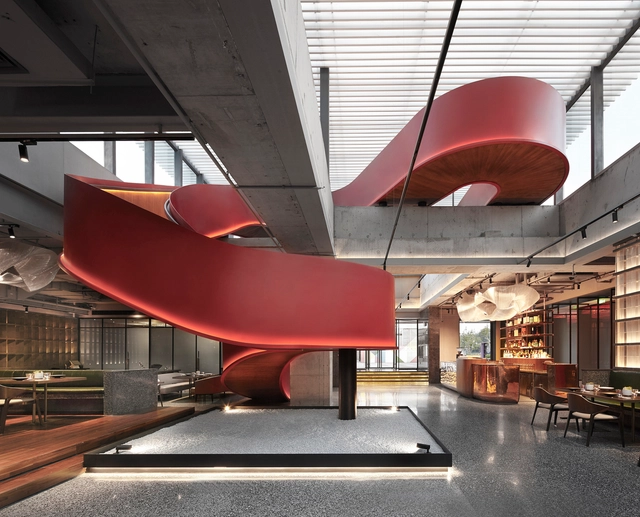 JE 北京餐厅 / FUNUN LAB - 室内图, 餐厅